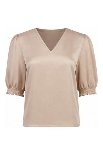 Aaiko Top in maat XL Beige, Aaiko, Verzenden, Zo goed als nieuw, Beige