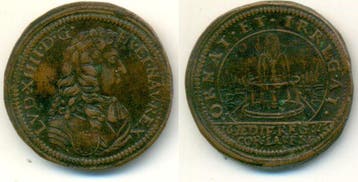 Rechenpfennig Nuernberg Stadt: Cornelius Laufer, um 1660-..., Verzenden
