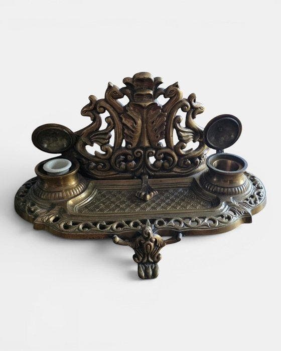 Pennenbakje - Messing, Antiek en Kunst, Curiosa en Brocante