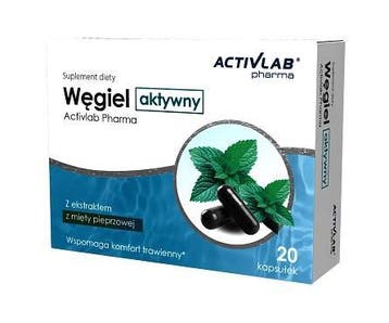 Activlab - Activated Charcoal - 20 Capsules, Verzenden, Nieuw, Poeder of Drank