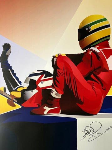 Williams - Nigel Mansell, Ayrton Senna - 1991 - Print, Nieuw