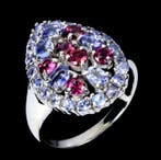 Zonder minimumprijs - Ring Argento 925, verguld witgoud -, Sieraden, Tassen en Uiterlijk, Ringen, Nieuw