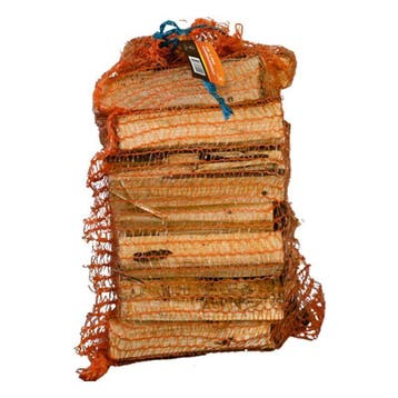 Giant Flames aanmaakhout FSC netzak 12.5L, Minder dan 3 m³, Ophalen of Verzenden, Overige houtsoorten, Blokken