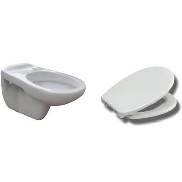 Wiesbaden Neptunus ONE PACK wandcloset+Ultimo zitting wit, Ophalen of Verzenden, Nieuw