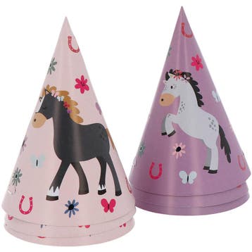 Feesthoedjes Happy Horses (6st), Ophalen of Verzenden, Nieuw