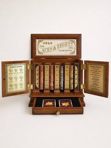 The Franklin Mint – Aces and Eights Western Poker – The