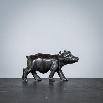 Figuur - Buffel - Steen, Antiek en Kunst