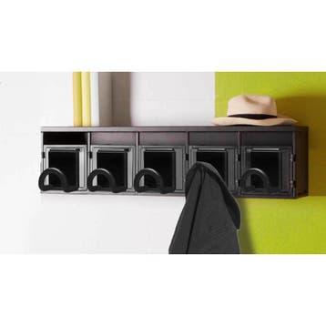 Unilux Fil magnetische kapstokhaak - zwart, Verzenden, Nieuw
