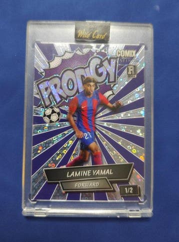 Wild Card Lamine Yamal 1/2 Serialized card, Limited edition,, Nieuw