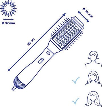 BaBylissPRO Blue Lightning Air Styler fohnborstel BAB2620E -, Sieraden, Tassen en Uiterlijk, Uiterlijk | Haarverzorging, Verzenden