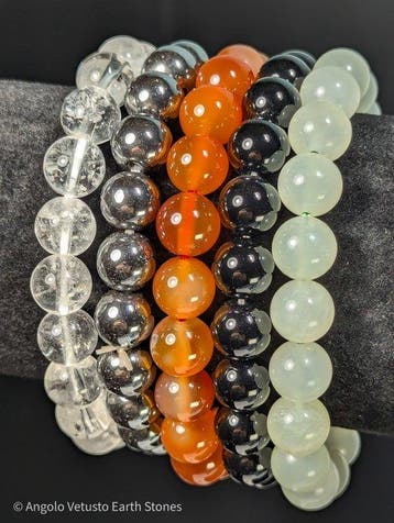 Natuurlijke hoogwaardige edelsteenarmbandencollectie – set
