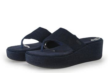Fitflop Sandalen in maat 43 Blauw, Sandalen of Muiltjes, Zo goed als nieuw, Fitflop, Verzenden