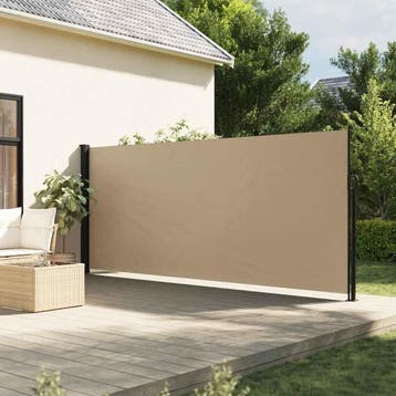 vidaXL Windscherm uittrekbaar 180x300 cm beige, Tuin en Terras, Verzenden, Nieuw