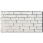 3D Wandpaneel EPS Wit Gevelsteen 100x50x2cm, Nieuw