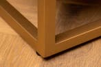 Massief houten dressoir VULCANO 180cm wit zwart mangohout, Ophalen of Verzenden, Nieuw