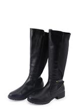 Charmosa Laarzen in maat 41 Zwart, Kleding | Dames, Schoenen, Hoge laarzen, Verzenden, Zwart, Zo goed als nieuw