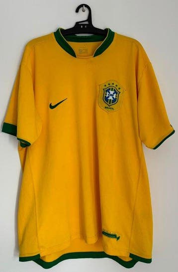 Brazil 2004-2006 Home Shirt - Nike Sphere Dry - Size M -, Nieuw
