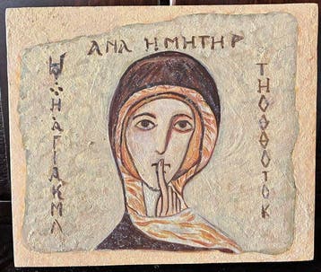 Icoon - Heilige Anna, moeder van de Heilige Maagd Maria -