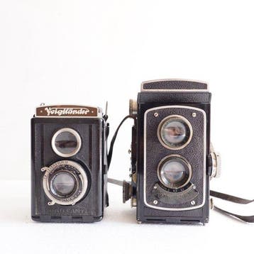 Voigtländer, phot-flex TLR Analoge camera, Nieuw