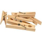 Benson Houten wasknijpers - 50 stuks - stevige roestvrije..., Ophalen of Verzenden, Nieuw
