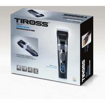 TIROSS Tondeuse met keramisch mes, turbo en 180 min gebru..., Ophalen of Verzenden, Nieuw