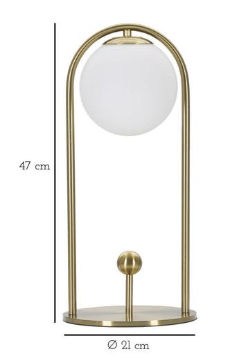 TAFELLAMP GLAMY ARC -A- CM Ø 21X47, Ophalen of Verzenden, Nieuw