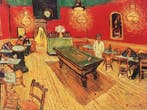Kunstdruk Vincent Van Gogh - Caffe di notte 80x60cm, Verzenden, Nieuw