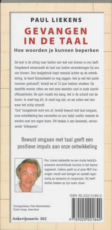 Gevangen in de taal / Ankertjes / 302 9789020201840, Verzenden, Gelezen, Paul Liekens