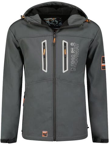 Geographical Norway Softshell Jas Heren Trevar Donkergrijs, Verzenden, Nieuw, Grijs