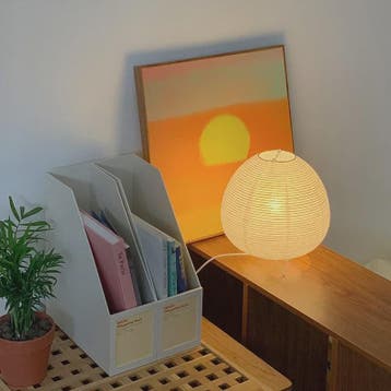 Japanse Rijstpapieren Tafellamp met LED - Sfeervolle Verlich, Verzenden, Nieuw