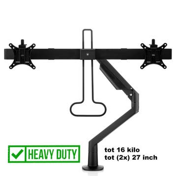 Filex Chicago Heavy Duty monitorarm, met crossbar, gasgev..., Ophalen of Verzenden, Nieuw in verpakking, Overige typen