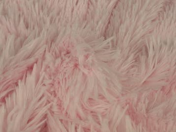 10 meter langharig bont - Baby Roze - Pluche stoffen, 120 cm of meer, Ophalen of Verzenden, Roze, Polyester