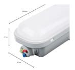 Groothandel Led armatuur 120cm 6000K koppelbaar osram driver, Nieuw, Minder dan 50 watt, Lamp met armatuur