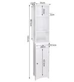 Badkamermeubel 33x23x165 cm – Vrijstaand met Lade en Planken, Verzenden, Nieuw