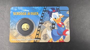 Moneta Disney 2$ 2016 Scrooge McDuck Beperkte oplage, Verzamelen, Nieuw