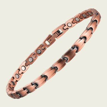 Luxe gezondheidsarmband magnetisch koper - 0,7 cm, Sieraden, Tassen en Uiterlijk, Armbanden, Ophalen of Verzenden, Nieuw