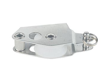 1-SCHIJFS RVS BLOK MET KLEM EN HONDSVOT 5 MM, Watersport en Boten, Ophalen of Verzenden, Nieuw, Zeilboot of Motorboot