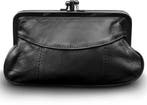 THL Design  Dames Knip Beurs  Portemonnee Dames  Echt Leer, Overige merken, Verzenden, Zwart, Nieuw