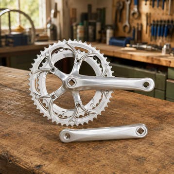 Falkx Race crankstel 52/42T 170 mm aluminium zilver 9-speed, Fietsen en Brommers, Fietsonderdelen, Ophalen of Verzenden, Nieuw