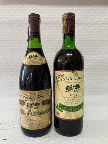 1981 La Rioja Alta, 904 & 1985 Viña Ardanza - Rioja Reserva,, Verzamelen, Nieuw