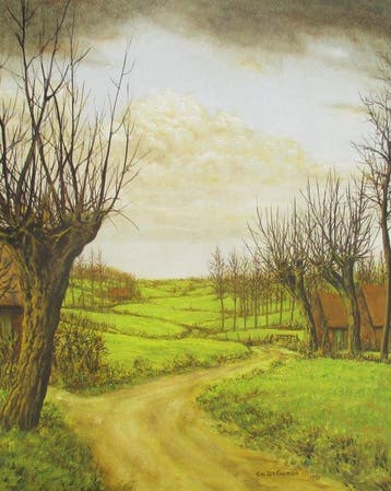 Emiel De Cooman (1922-2021) - Landschap in de Vlaamse