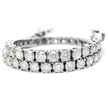 Armband - 14 karaat Witgoud - 5.95ct. tw. Diamant, Nieuw