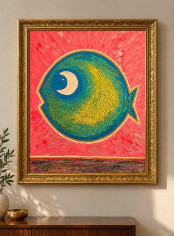 Denis Kuvayev (1971) - Goldfish on golden bottom - No
