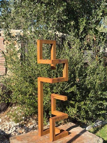 Ana Lucia B.M - Sculpture Corten - XL - No Reserve