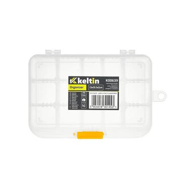 Keltin Kunststof organizer 15 x 10,5 x 2 cm met 15 vakken..., Ophalen of Verzenden, Nieuw