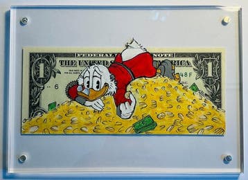 Lex (1979) - Uncle Scrooge “My Passion” Dollar Bill -frame