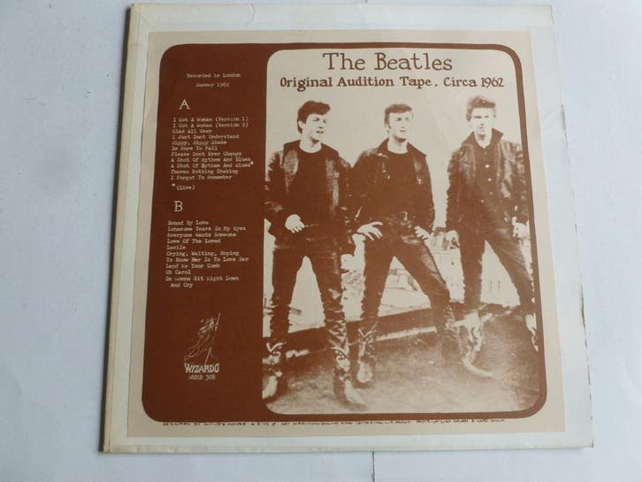 The Beatles - Original Audition Tape, 1962 (LP), Cd's en Dvd's, Vinyl | Pop, Zo goed als nieuw, Ophalen of Verzenden