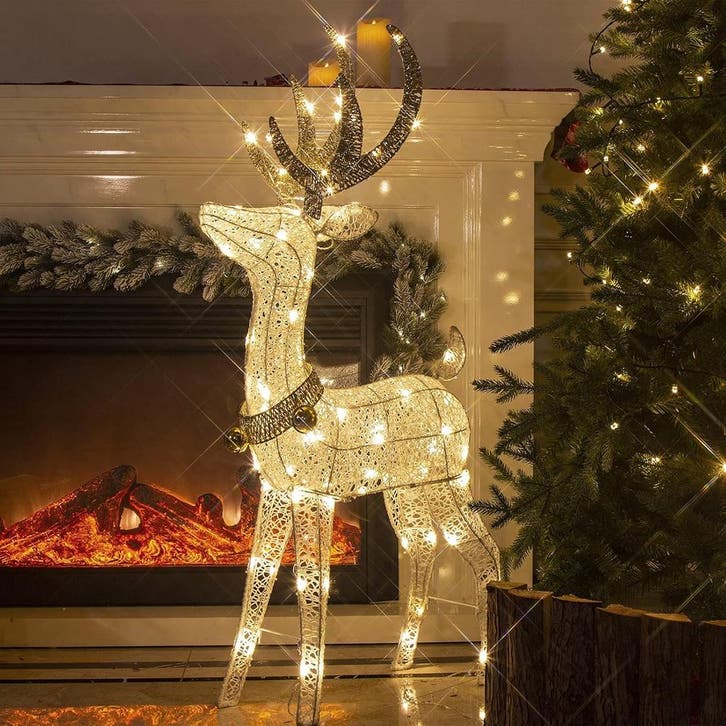 Kerst rendier 1.2m LED | Retourdeal 57% Korting, Diversen, Kerst, Nieuw, Ophalen of Verzenden