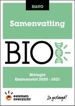 ExamenOverzicht   Samenvatting Biologie HAVO 9789492981998, Zo goed als nieuw