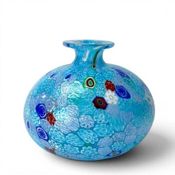 Vaas - Muranoglas - Murrine-vaas